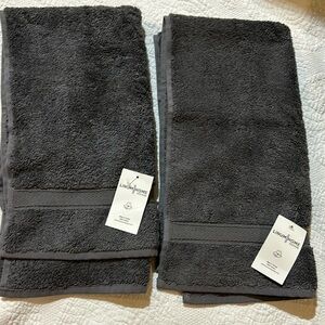 Linux Home Hand Towels. NWT. MSRP $63 each